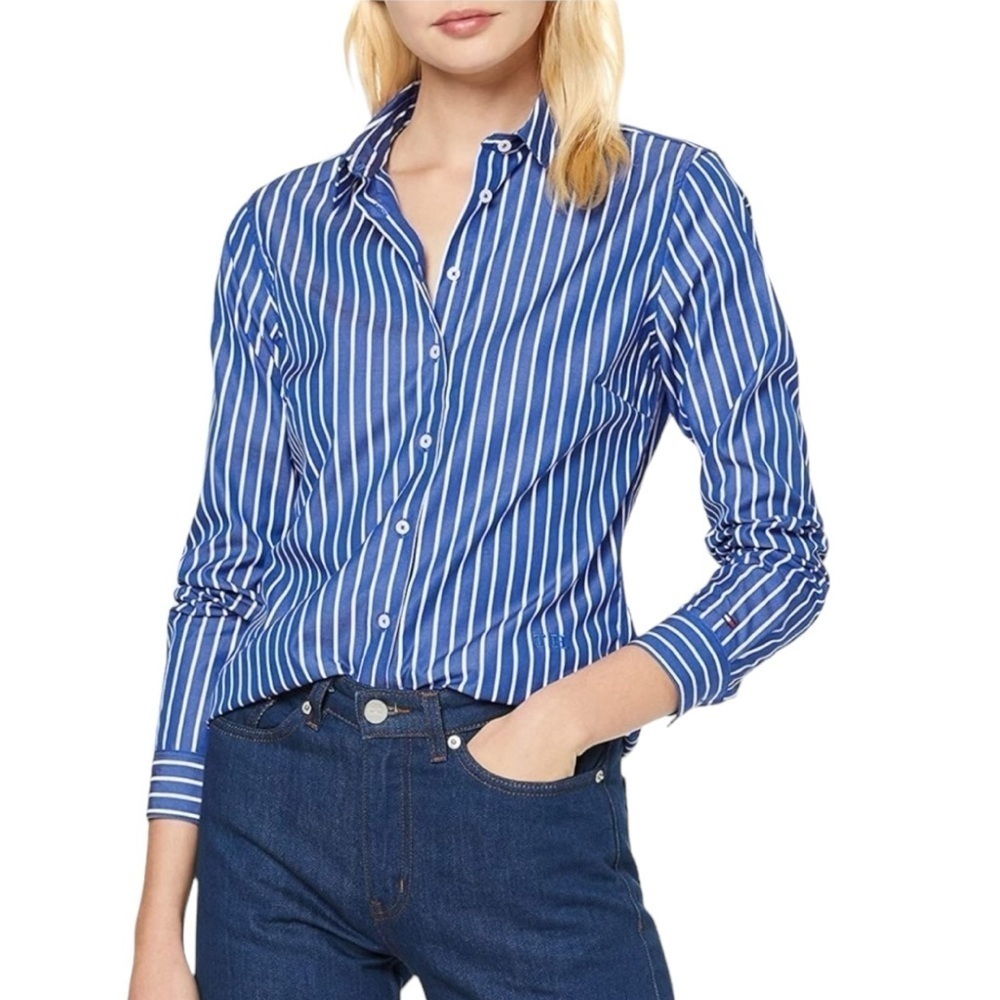 Tommy Hilfiger | Striped Long Sleeve Buttondown EUC